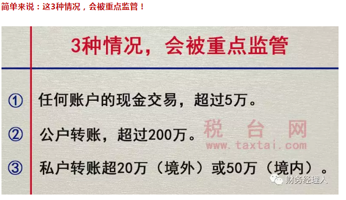 定了！2020個人銀行賬戶進賬多少會被查？老板一定要知道！