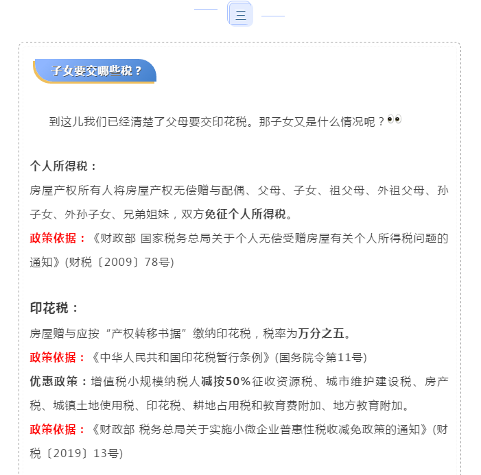 父母把房子贈(zèng)與子女需要交稅嗎？