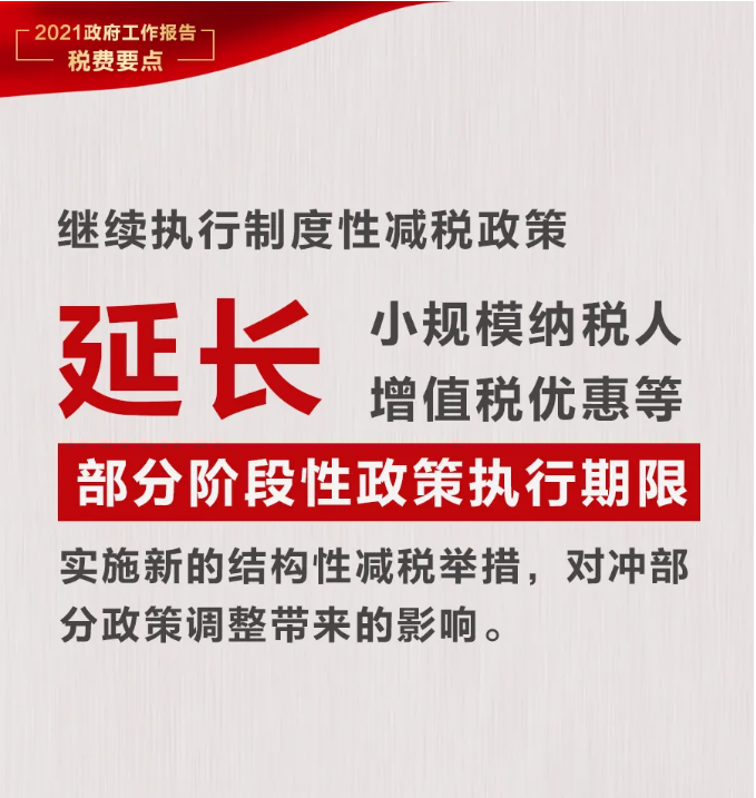 @納稅人繳費人：政府工作報告中的這些稅費好消息請查收！