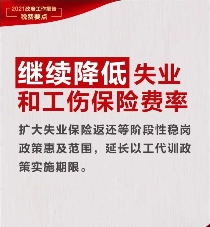 @納稅人繳費人：政府工作報告中的這些稅費好消息請查收！