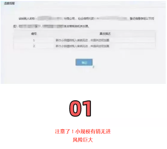 稅務局緊急提醒!小規模納稅人有銷無進,未提供任何進項