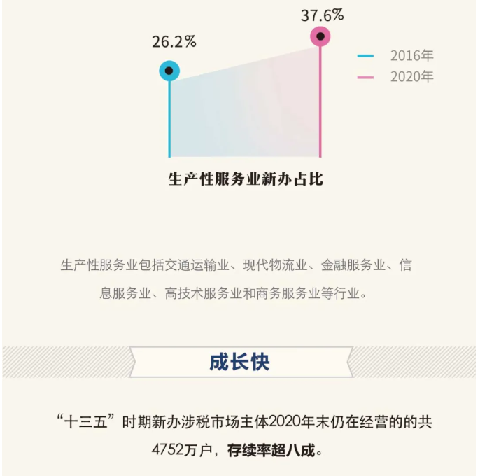 “十三五”時期，新辦涉稅市場主體有什么特點？