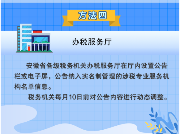 一圖帶您了解：涉稅專業服務機構如何查詢
