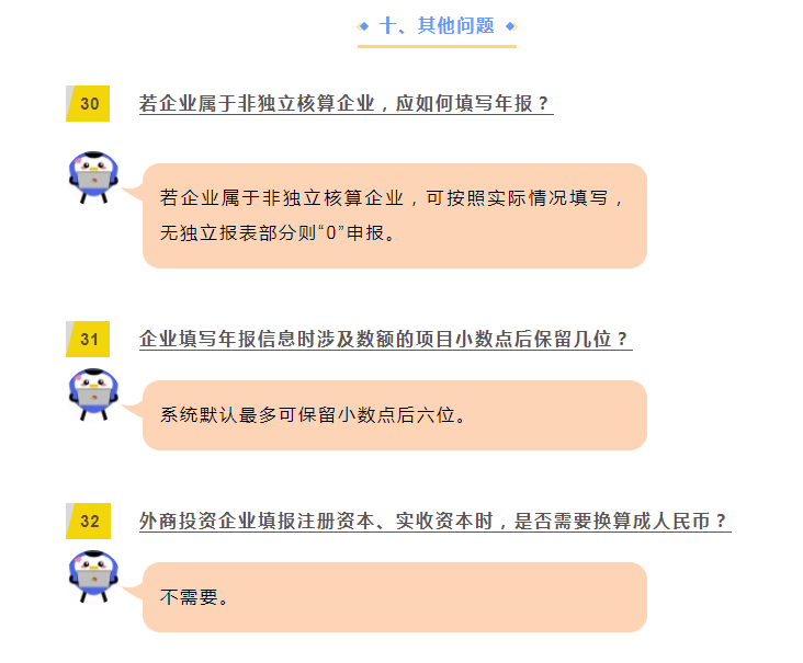 關于年報，33個常見問題及解決辦法！